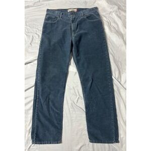 Levis 559 Relaxed Straight Corduroy Pants Mens 36x34 Blue Gray Slate Cords
